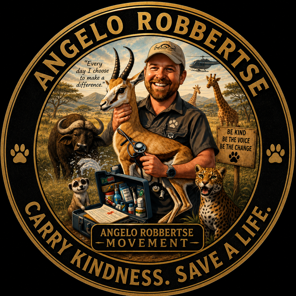 The Angelo Robbertse Movement sticker